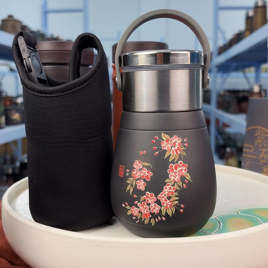 宜兴原矿紫砂杯子