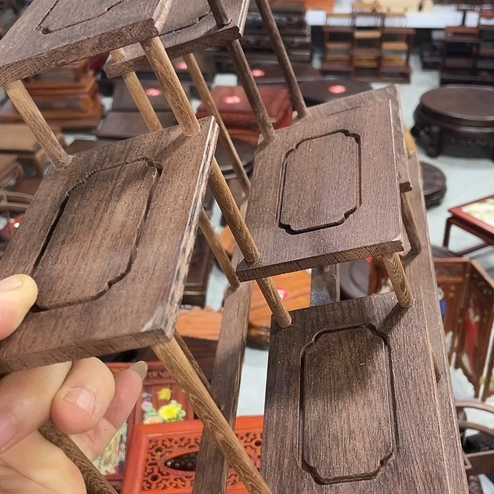 红木底座工艺品紫砂红木底座工艺品