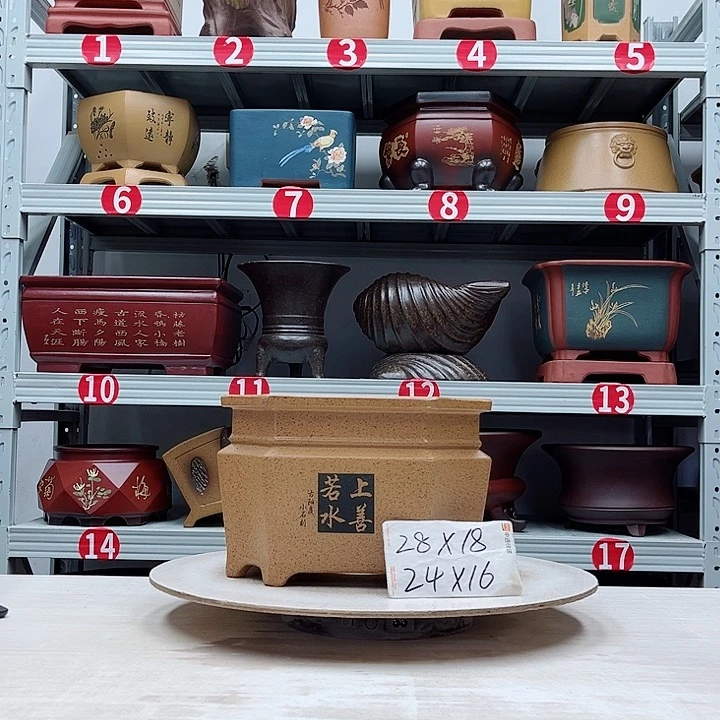 紫砂花盆紫砂花盆