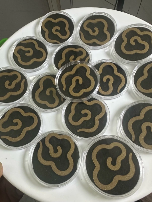 奇楠沉香片香绿何小祥云多样次性发车载