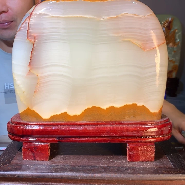 石材天然原石摆件