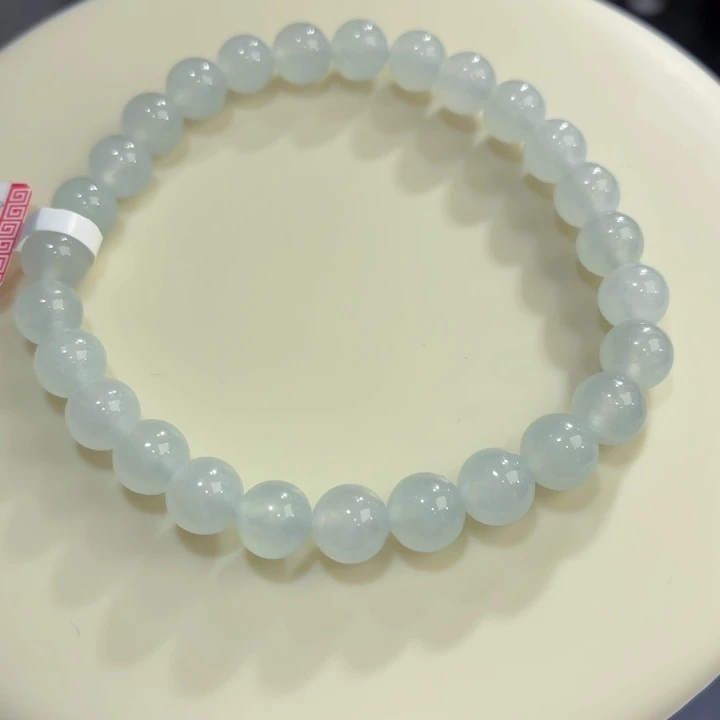 翡翠未镶嵌手链冰胶晴底卡7