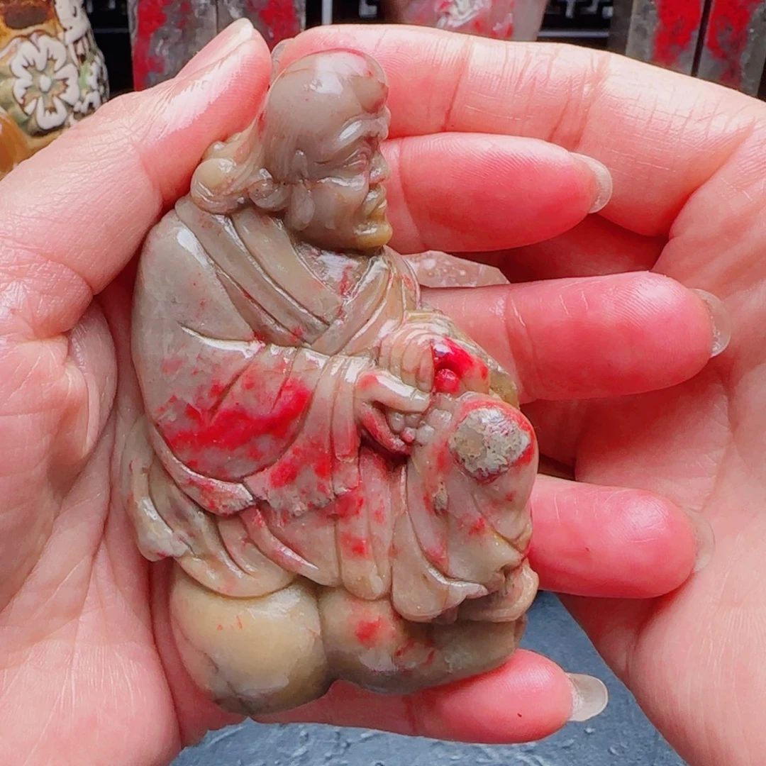 昌化鸡血石1**熊昌化鸡血石