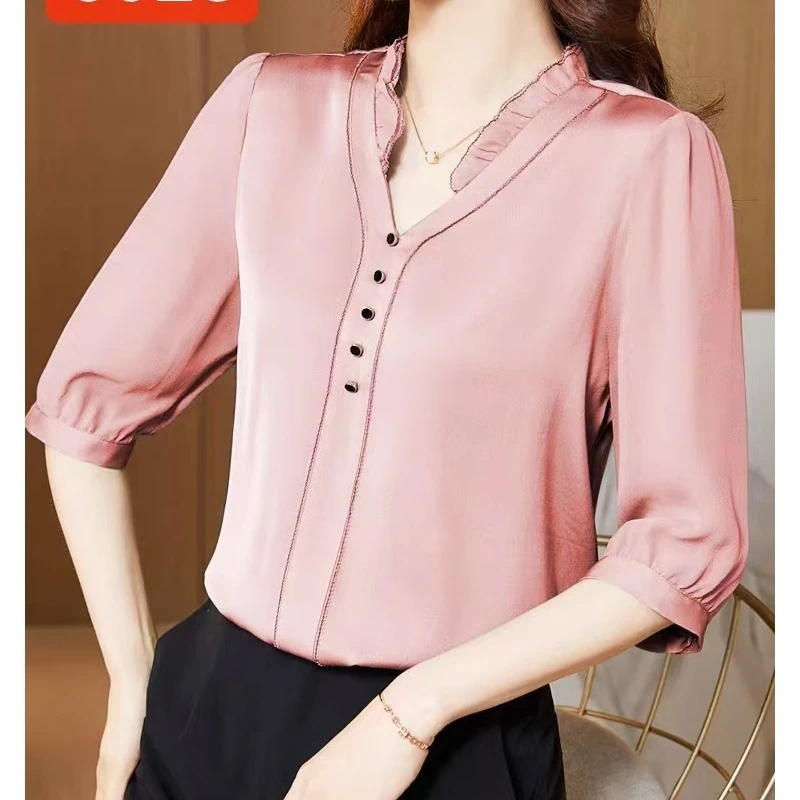 6028-12新款时尚百搭女士小衫