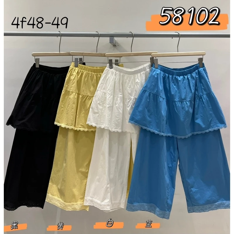 推荐款 We#58102#屁帘蕾丝边裤子 FL