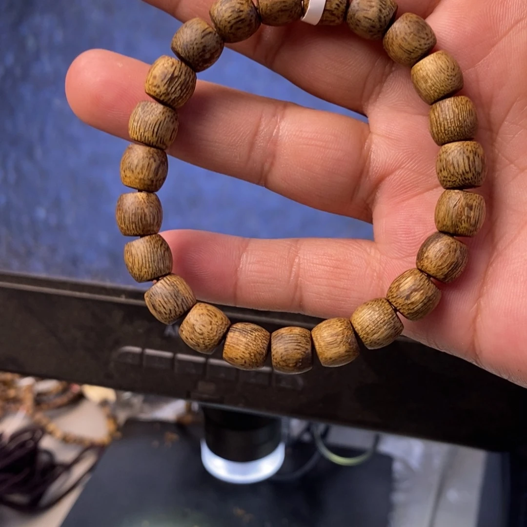 沉香手串鼓珠单圈7克多样性发一