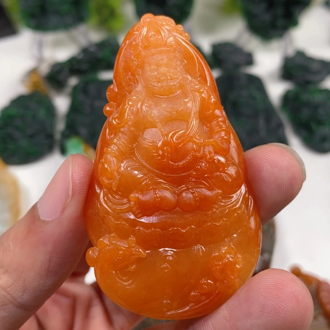 玩***定制翡翠未镶嵌天然A货翡翠S