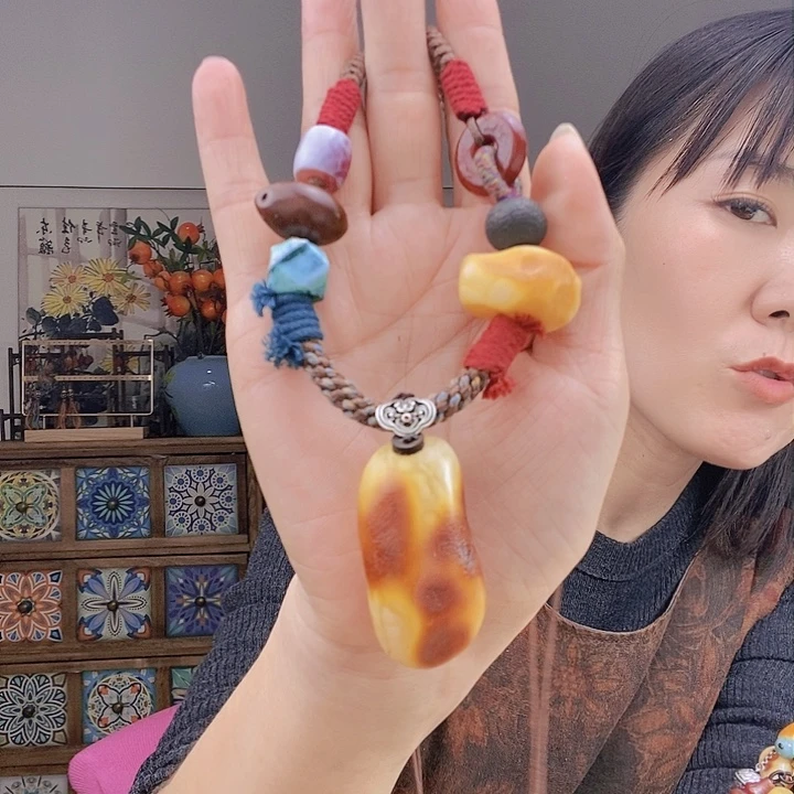 蜜蜡项链未镶嵌项链