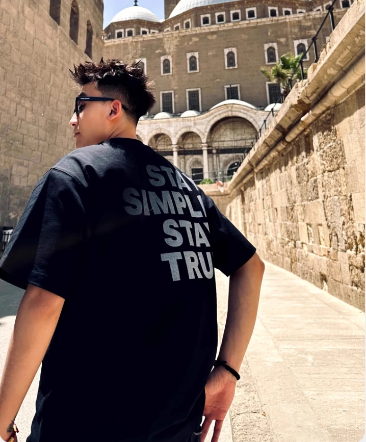 300斤大码纯棉T恤夏季t恤短袖美式复古印花宽松夏季t恤男男士透气