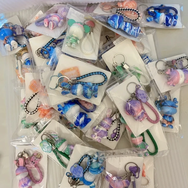 钥匙扣书包挂件创意手工DIY挂饰配饰