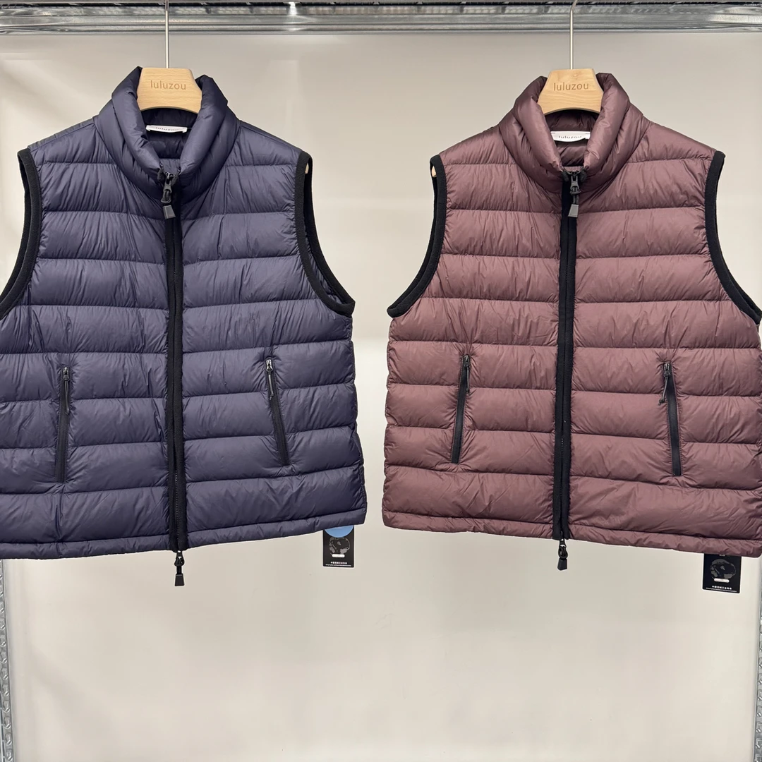 Luluzou轻三防立领95白鹅绒马甲12241