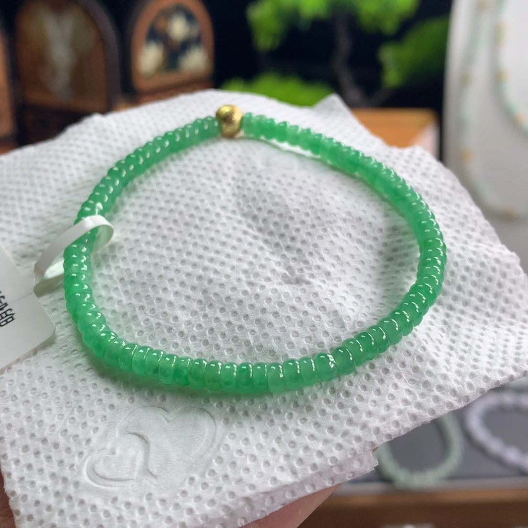 翡翠未镶嵌手链卡4
