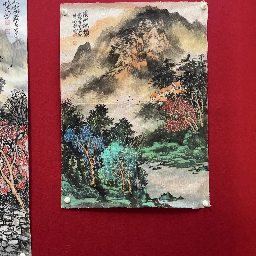 刘***画国画纯手工国画作品