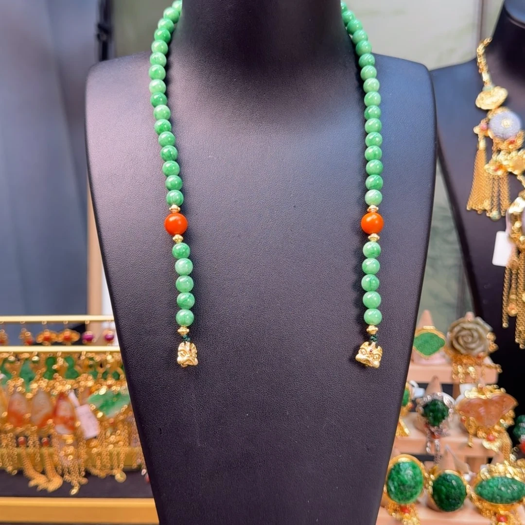 翡翠未镶嵌颈饰福利万能链8mm