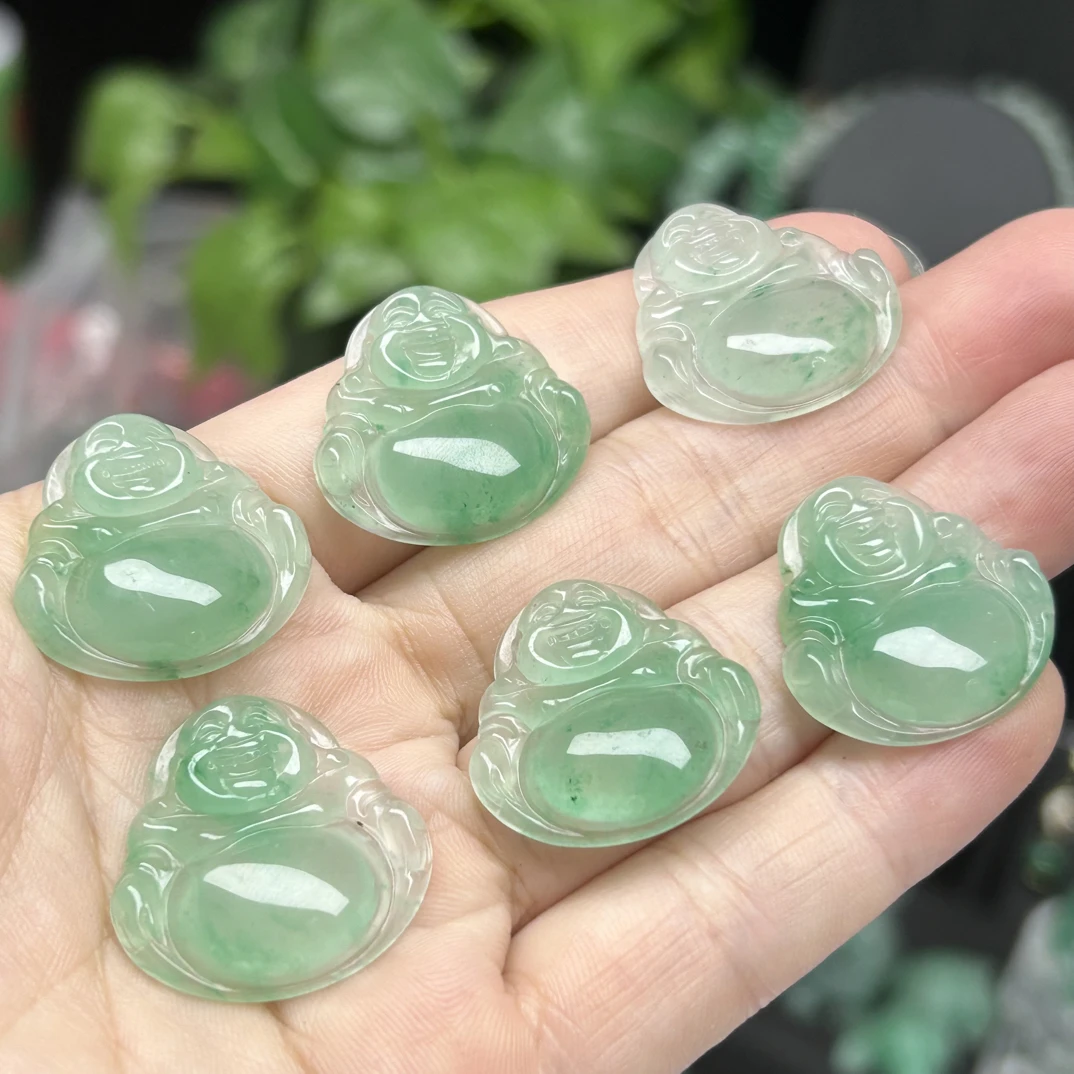 天然A货非洲翠冰绿佛公25*25*5（多样化发其一）
