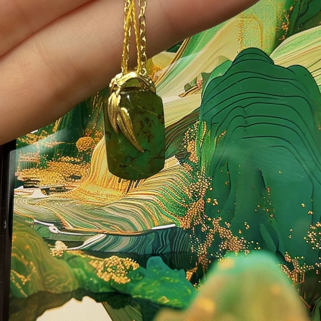 绿松石珠宝奇石未镶嵌