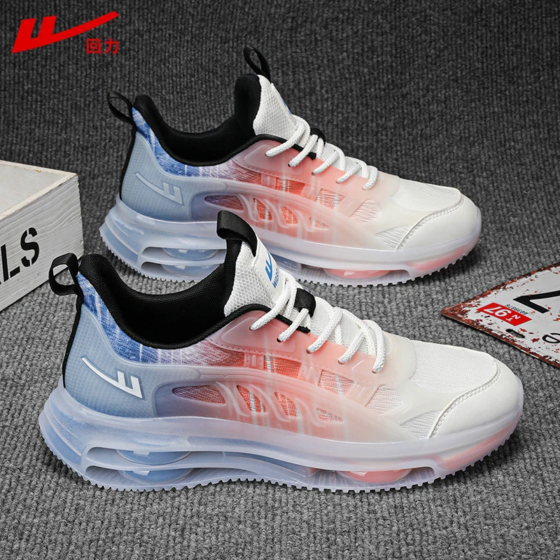 回力男鞋夏季新款透气百搭透气网面鞋时尚潮流软底减震气垫跑步鞋