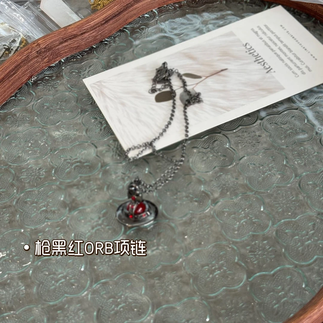 合金项链 BIBI【枪黑红】项链Q023