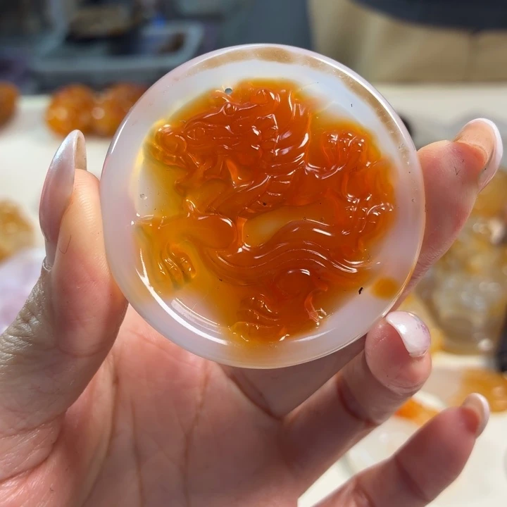 玛瑙/玉髓未镶嵌吊坠(不含链)