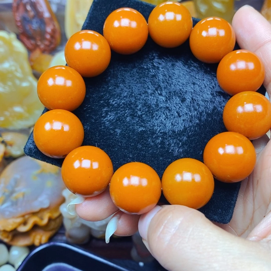 石英质玉（黄龙玉）未镶嵌颈饰