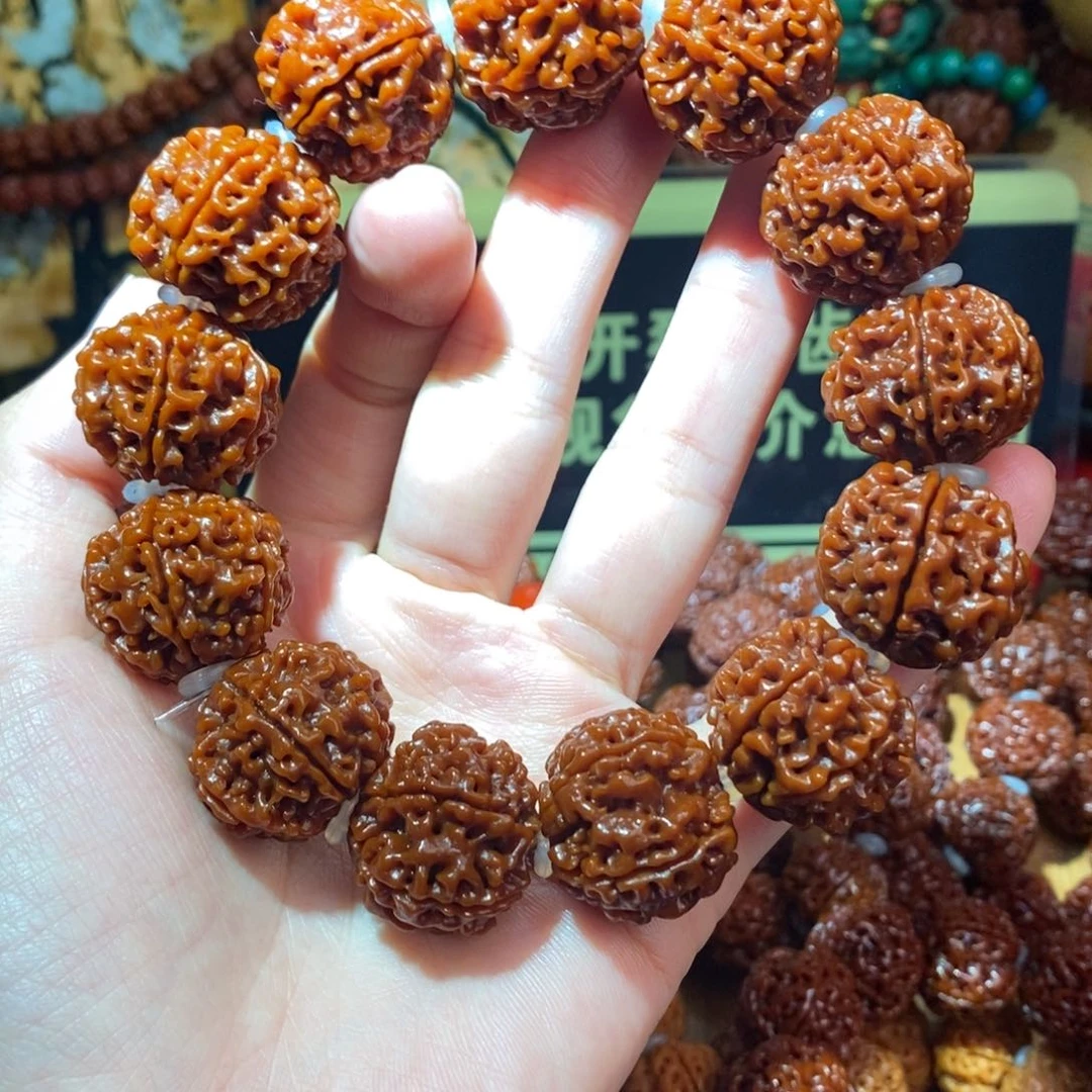 金刚菩提手串622玉化素。