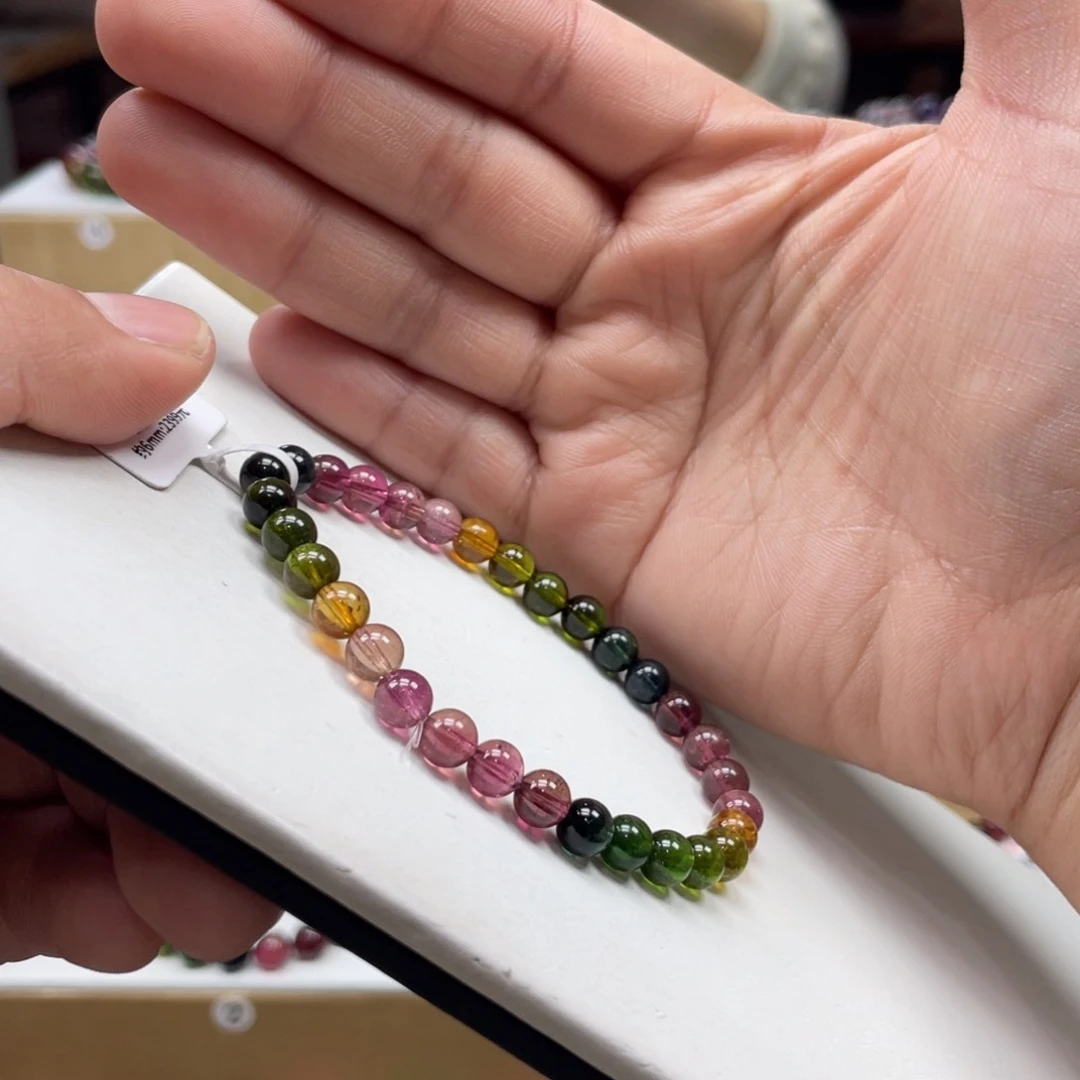 碧玺手链未镶嵌6mmmmmmmmmmmmmmmmmm