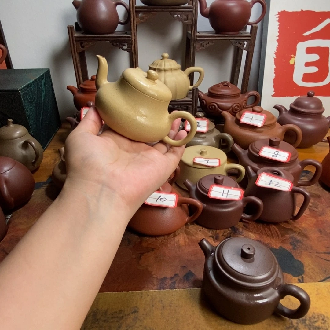 啤****紫砂茶壶本绿小君德 半手工 紫砂壶