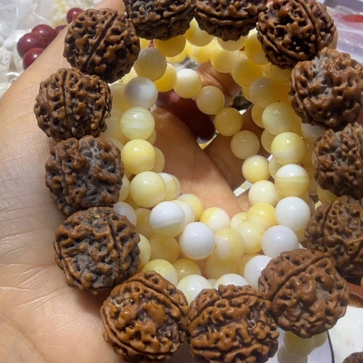 核桃手串/手链1.0/108蜜蜡色微瑕福利