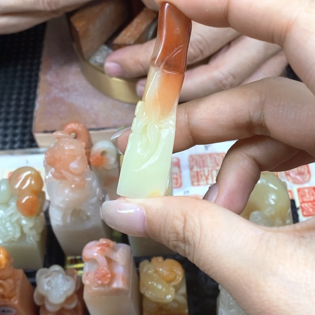 政***濤印石寿山石成品正章书法用品