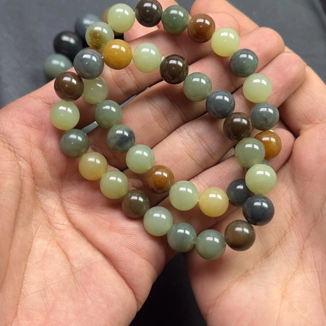 和田玉手链未镶嵌多样性新疆楼兰手串拍一发一卡10货头