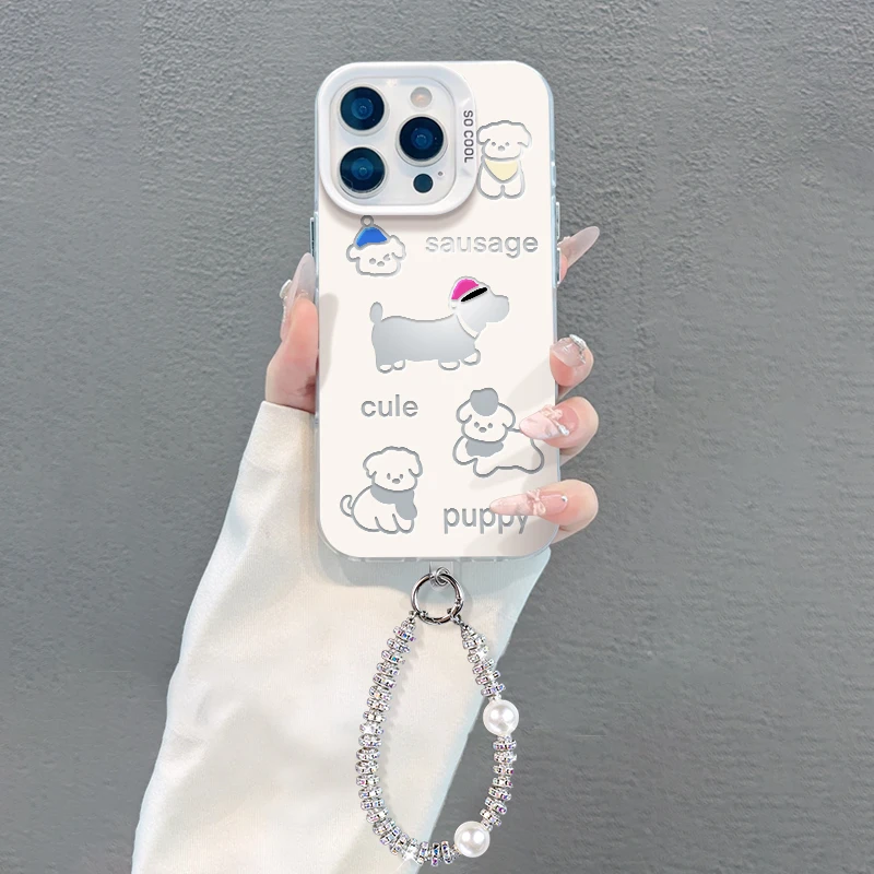 适用苹果华为荣耀oppo小米vivo手机彩银imd硅胶软边新款防摔外壳