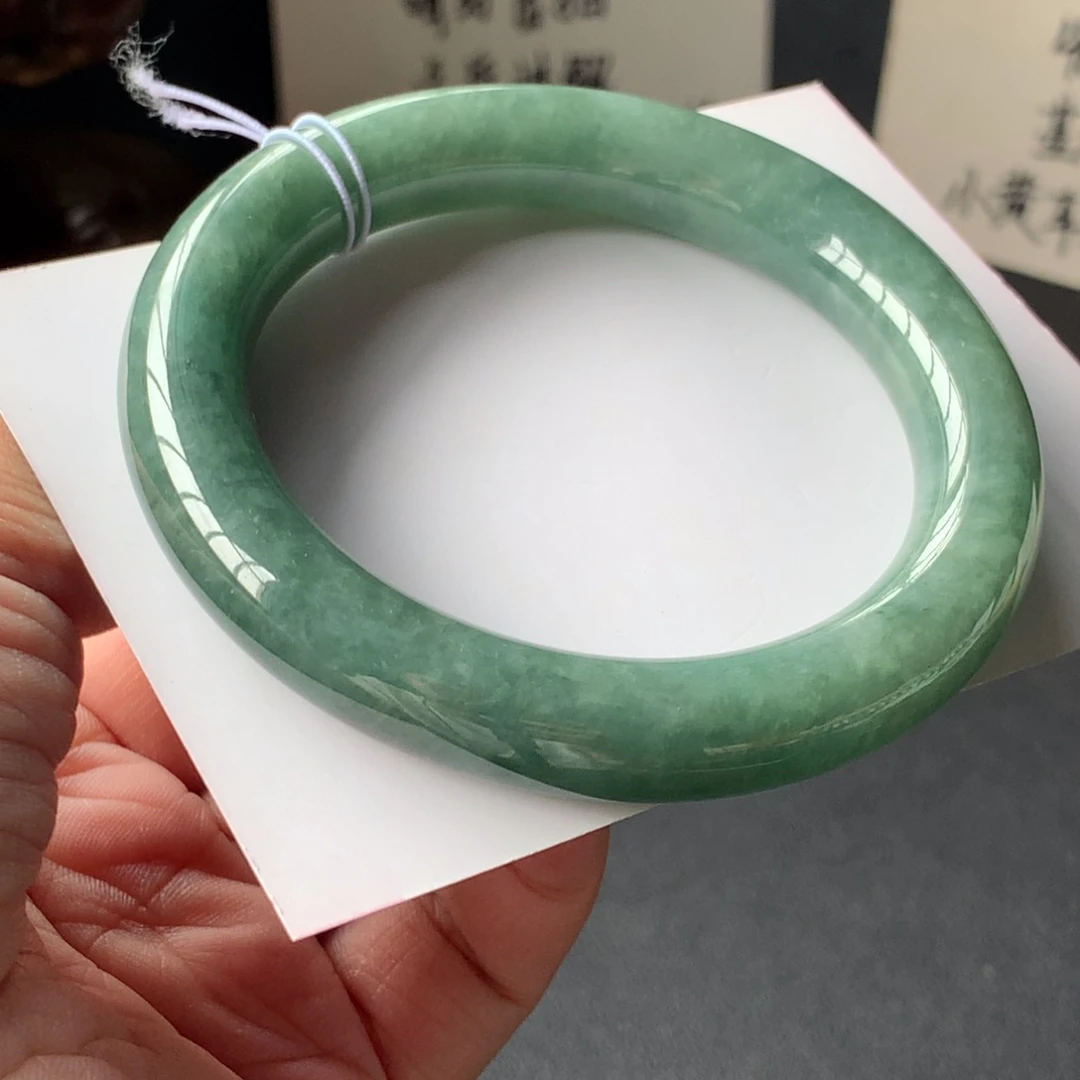 翡翠未镶嵌手镯34号55.9-11-10.2