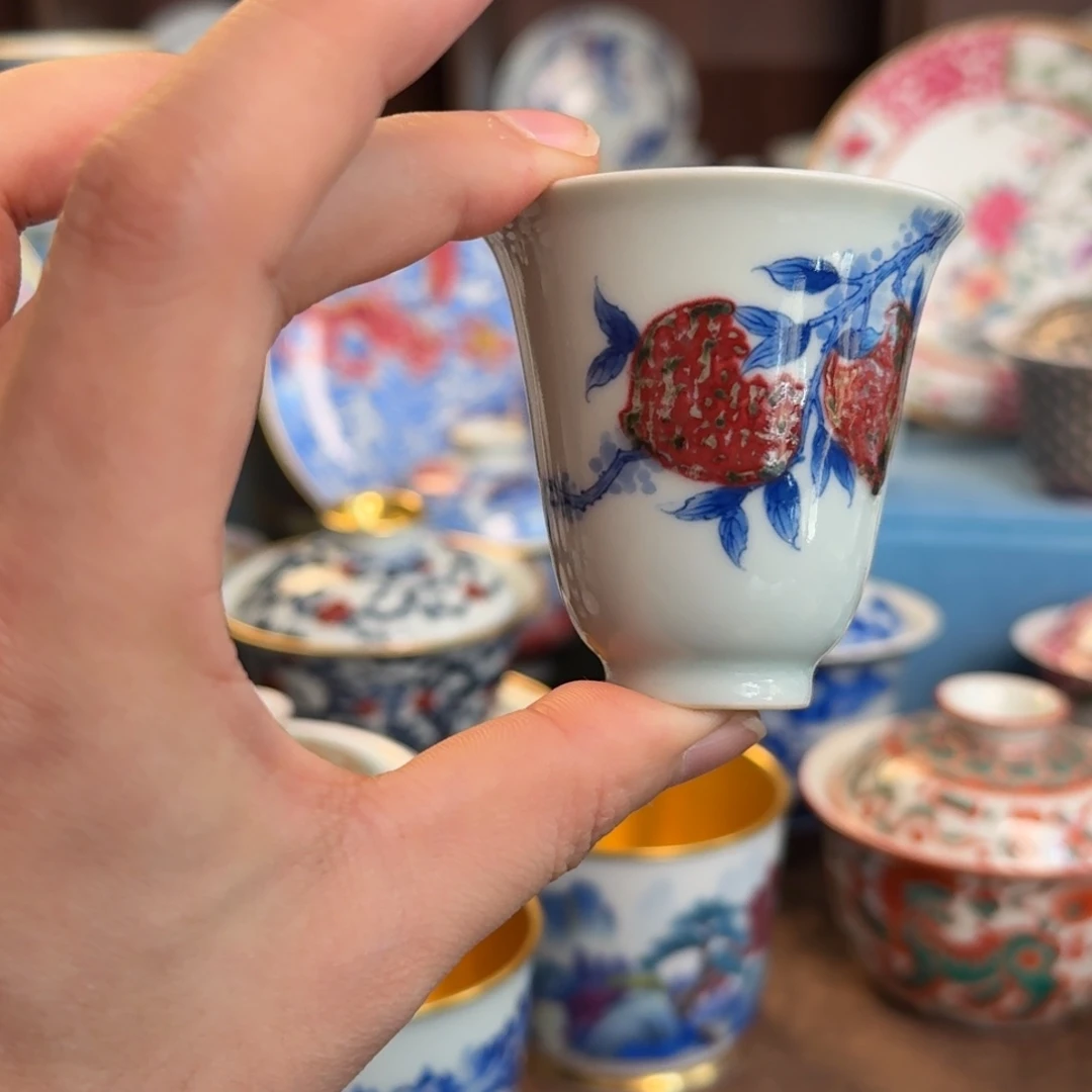 纯手工手绘陶瓷茶具