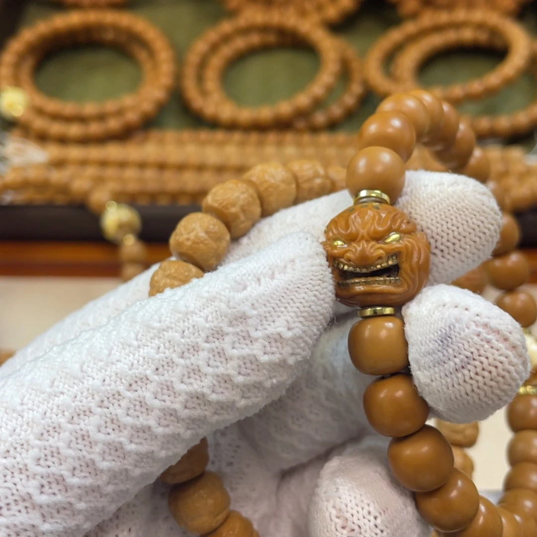 猴头核桃手串来****代猴头纯手工饕餮搭配款