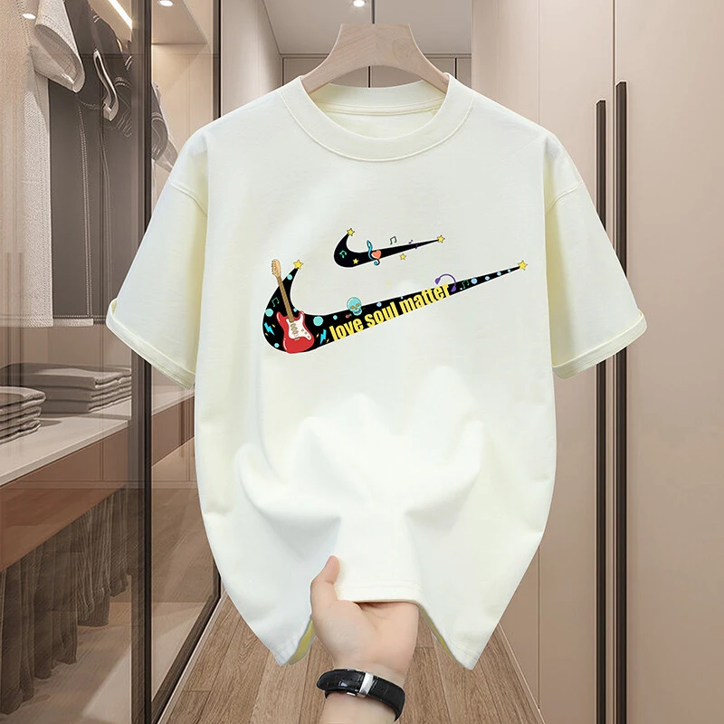 2025爆款t桖 青少年潮流短袖宽松大码男T恤278