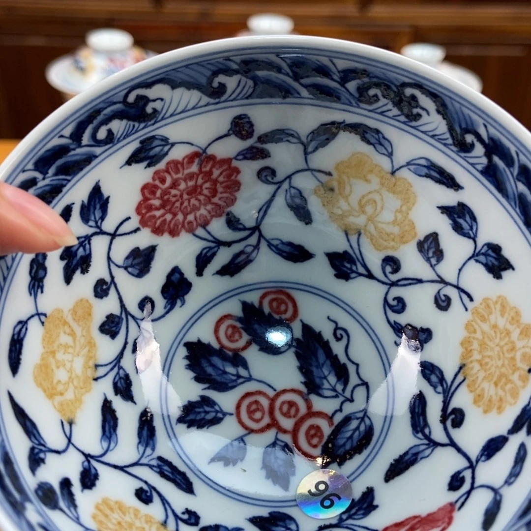 手绘现代茶具非古董