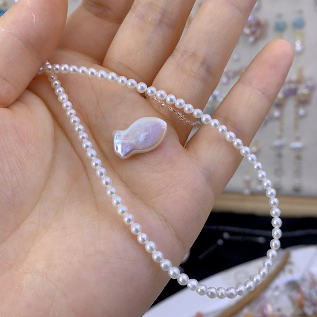 淡水珍珠未镶嵌颈饰