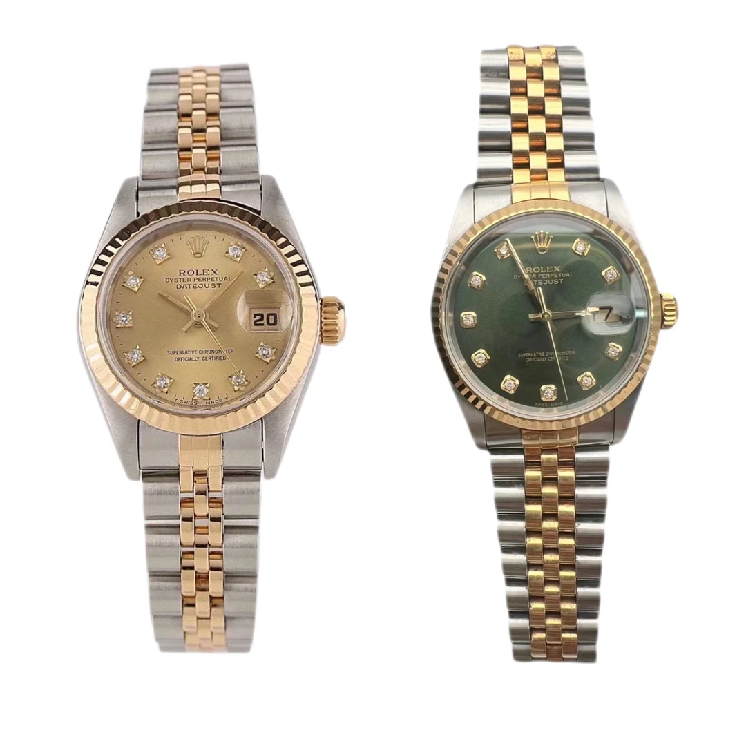 99新 Rolex/劳力士 日志系列香槟盘/绿盘 26盘/36盘后改盘