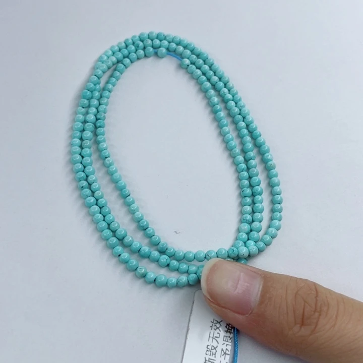 金***闪绿松石未镶嵌颈饰