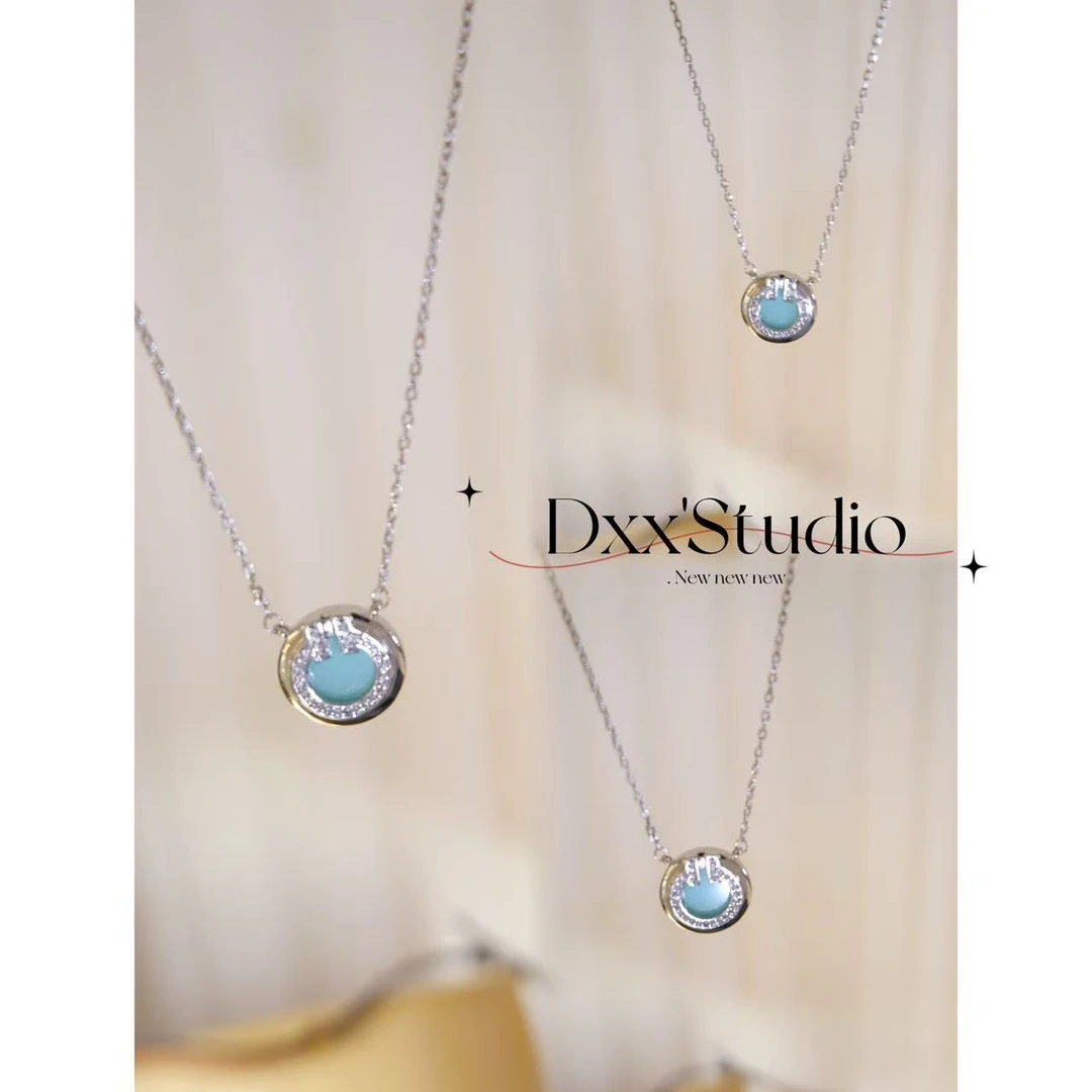 铜合金锆石项链 小众设计百搭ins项链49394