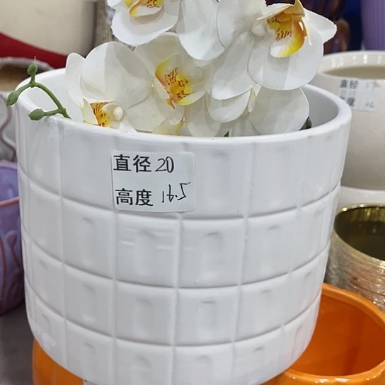 多肉绿植陶瓷花盆9.9包邮，有孔