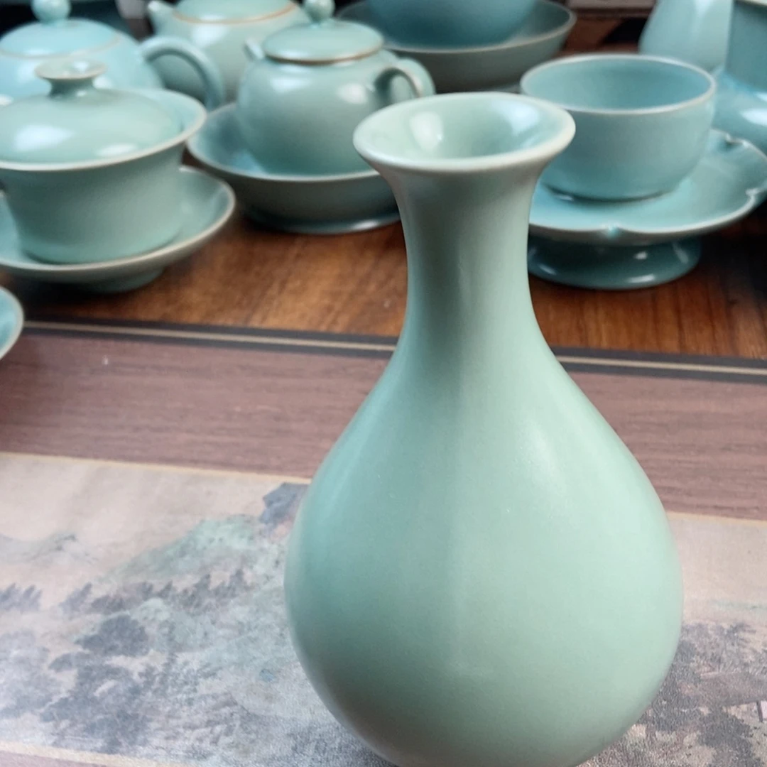 摆件原产地原矿汝瓷～茶器