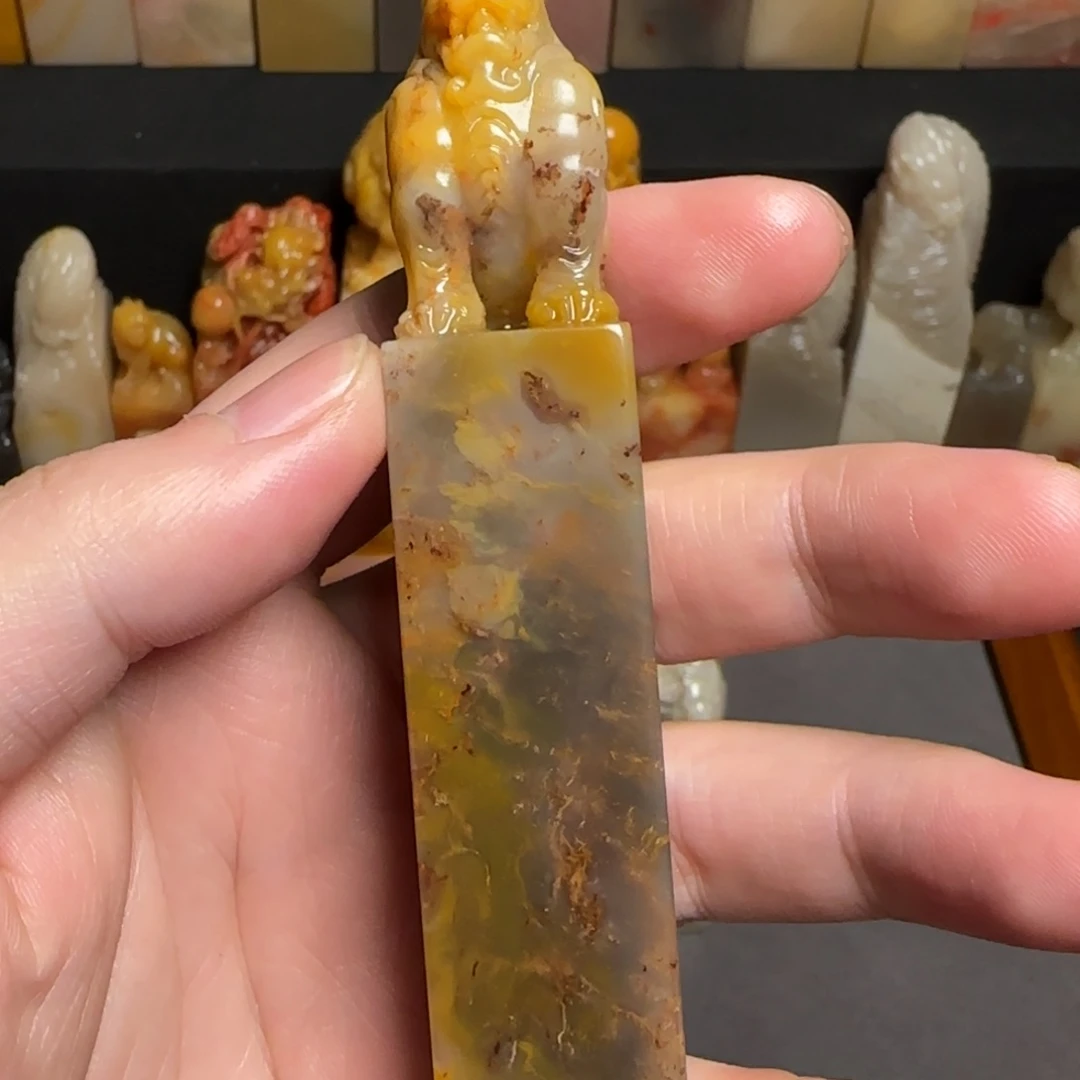 巴林石印石黄花冻