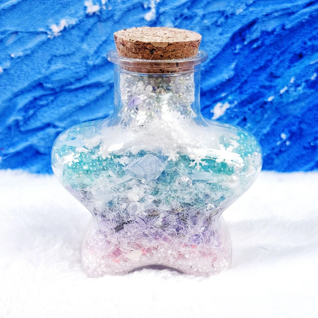 150ml星星瓶超美铺层罐！美甲DIY配饰