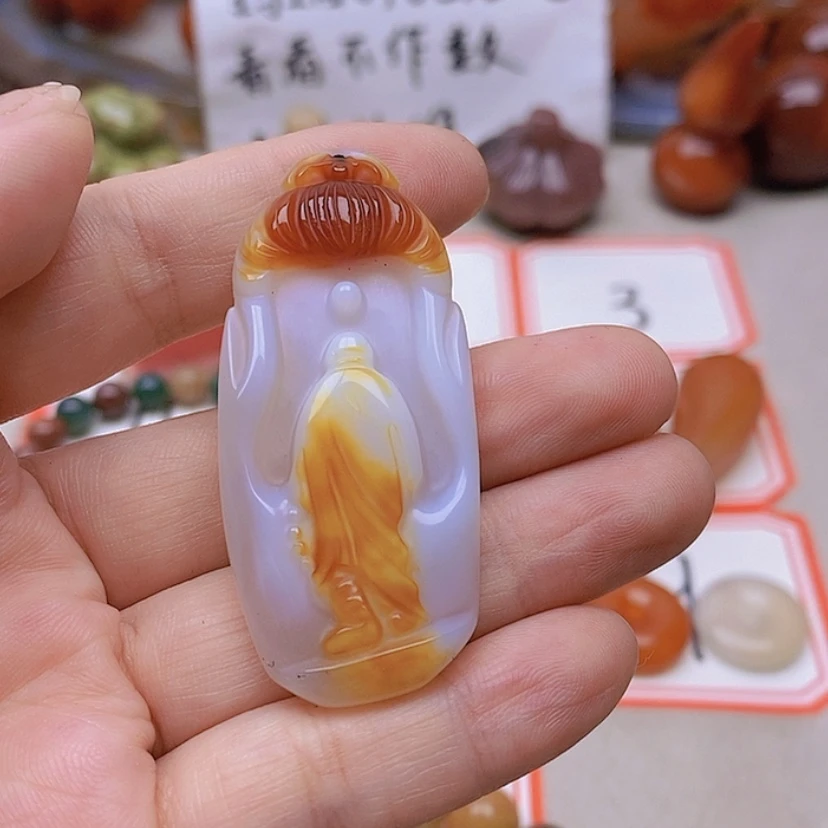 【闪购商品】未镶嵌玛瑙/玉髓珠宝半成品海*星