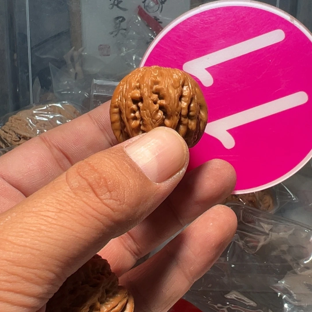 百****文玩核桃，粉色11号