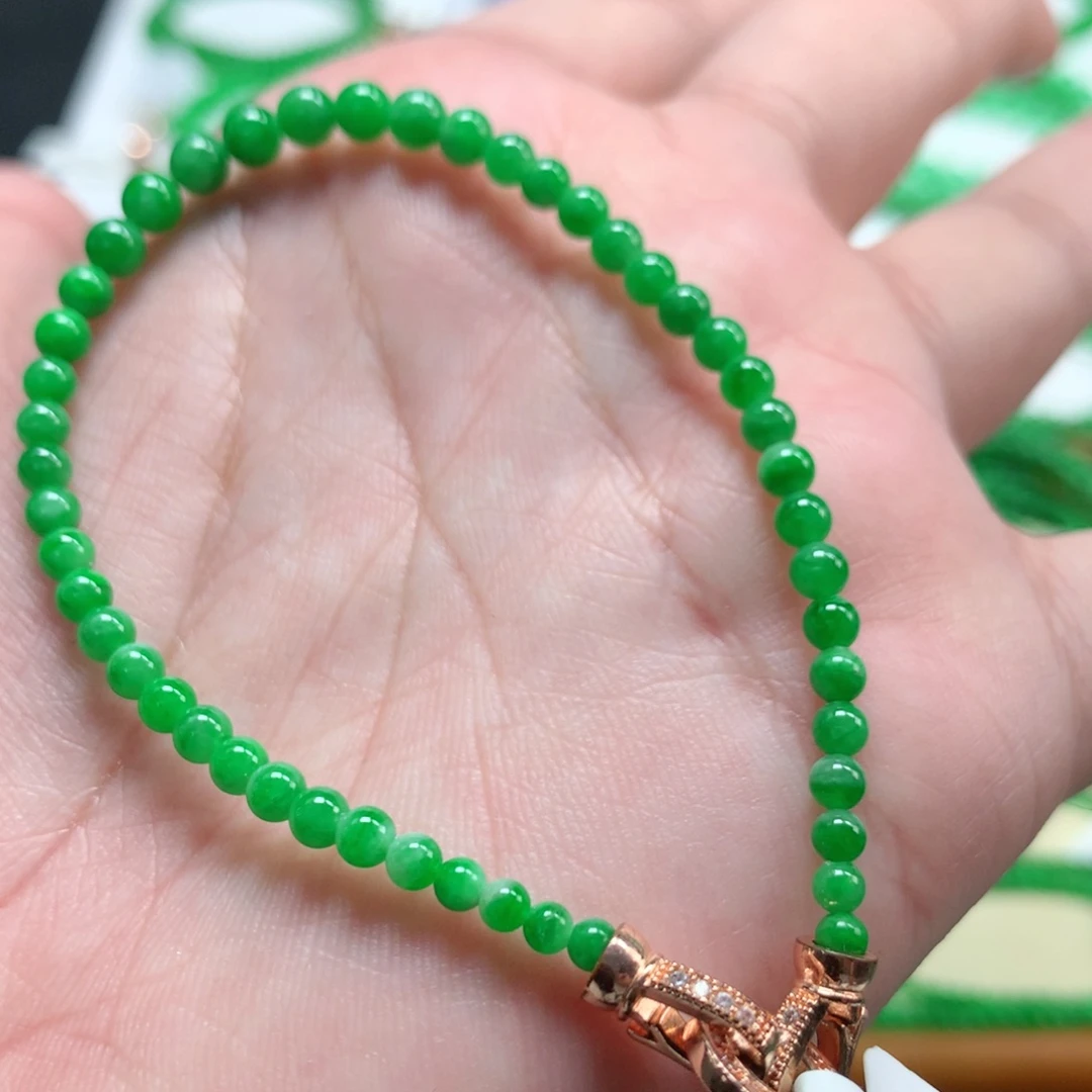 翡翠未镶嵌手链翡翠