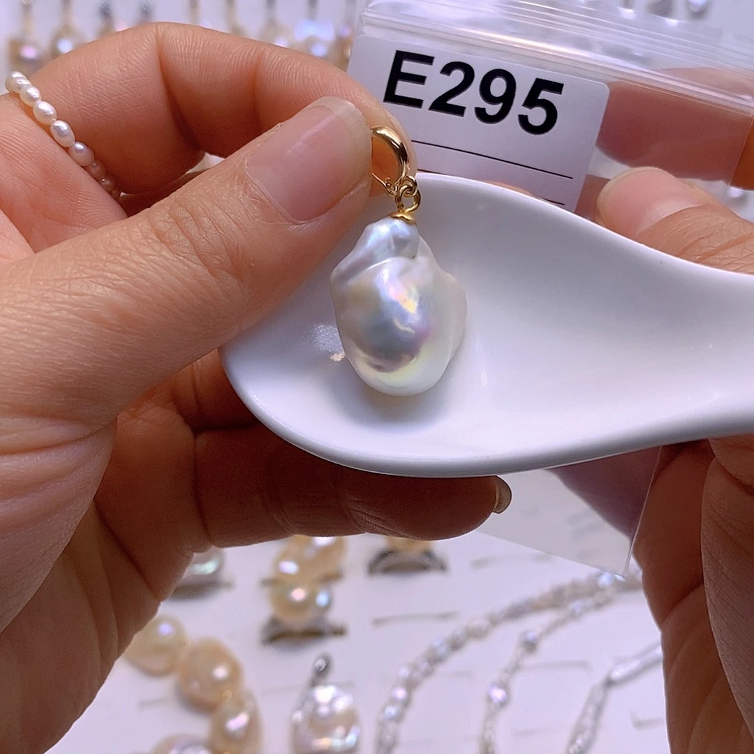 淡水珍珠颈饰银S925镶嵌