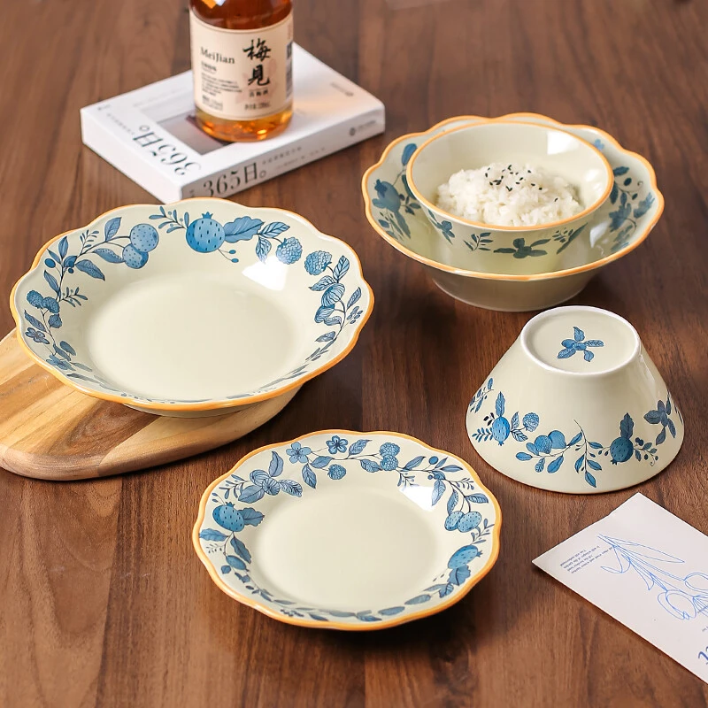 川岛屋陶瓷盘子家用菜盘2025新款特别好看的高级感早餐盘汤盘饭碗