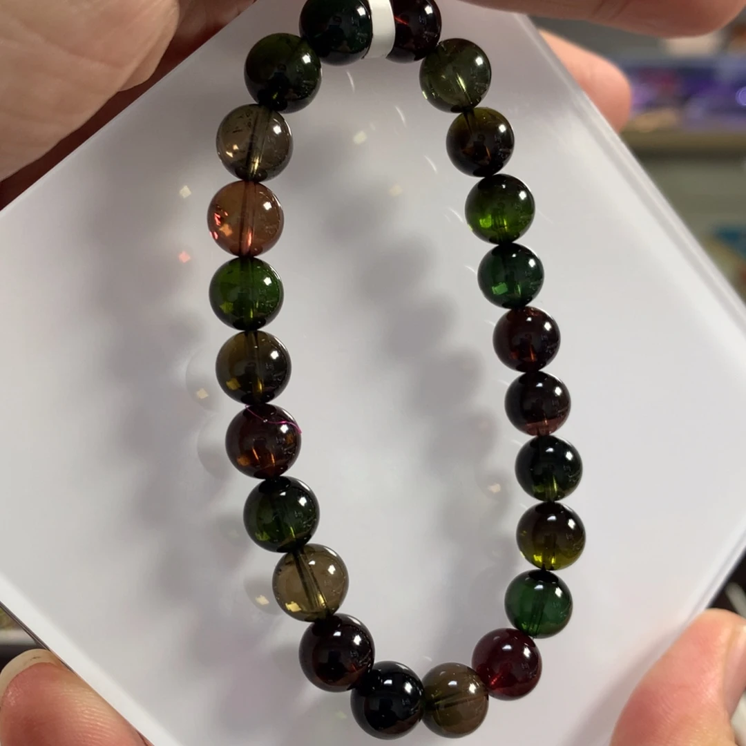 未镶嵌手链碧玺8.6左右